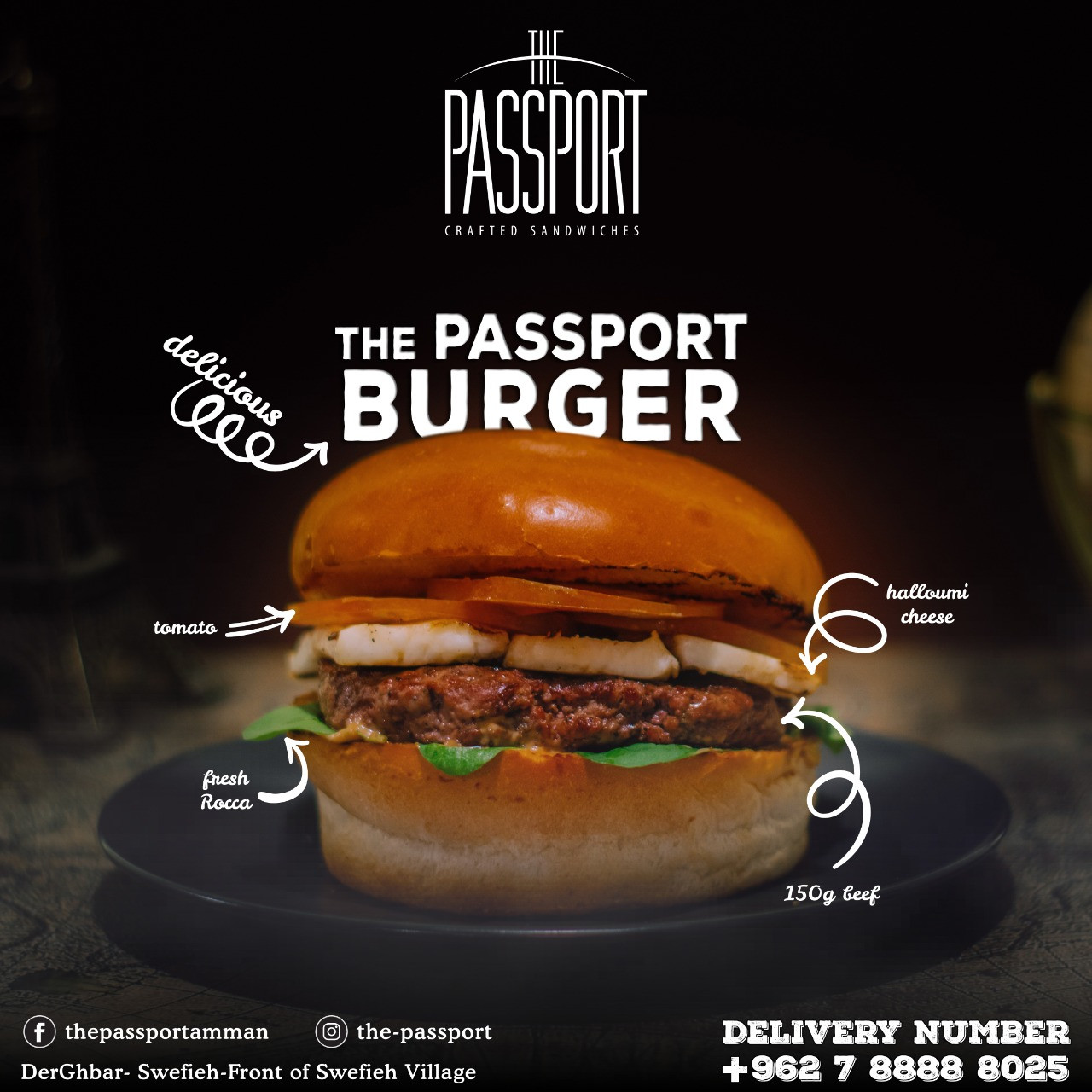 The Passport burger